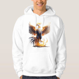 Phoenix Stiga upp Hoodie 🔥 Mythical Fire Bird Swe