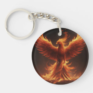 Phoenix Stigning akrylisk nyckelkedja