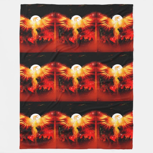 Phoenix Stigning Blanket Fleecefilt (Framsidan)