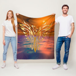Phoenix Stigning Fleece Blanket