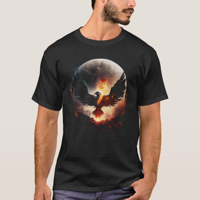 Phoenix Stigning från Ashes Resurrectio Reborn New T Shirt (Framsida)