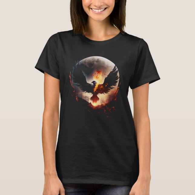 Phoenix Stigning från Ashes Resurrectio Reborn New T Shirt (Framsida)