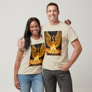 Phoenix Stigning grafik Tee: Ignorera Stil med T Shirt