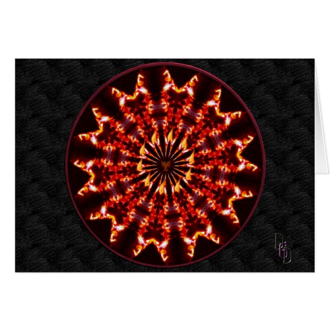 Phoenix Stigning Hälsningskort (Framsidan Horizontal)