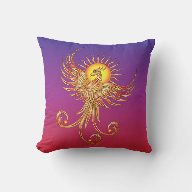 Phoenix Stigning Kudde (Framsida)