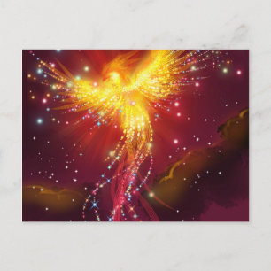 Phoenix Stigning(lila) Vykort