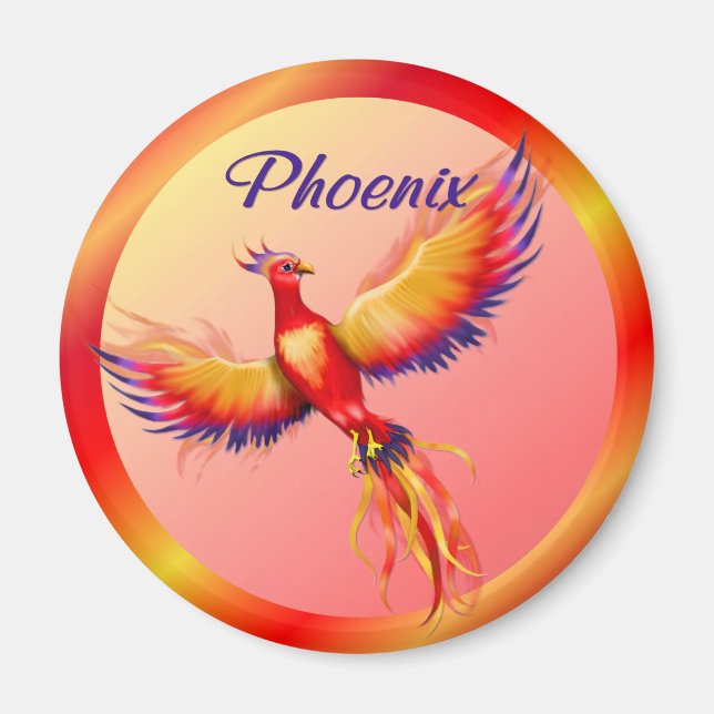 Phoenix Stigning Magnet (Framsidan)