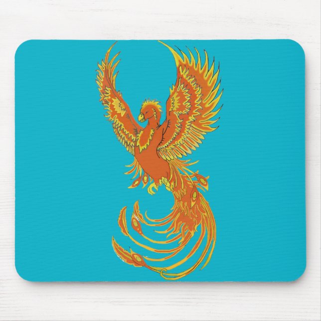 Phoenix Stigning Mousepad Musmatta (Framsidan)