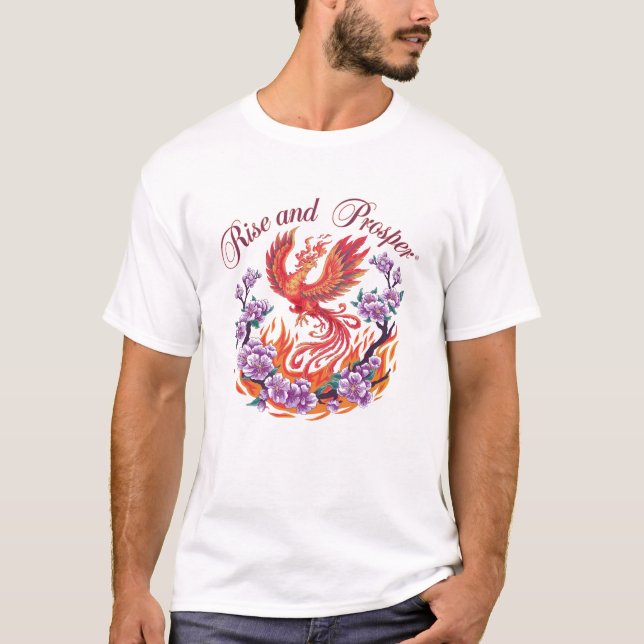 Phoenix Stigning nytt år T Shirt (Framsida)