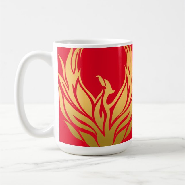 Phoenix Stigning Red Kaffemugg (Vänster)