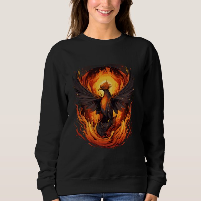 Phoenix Stigning Rejuvenation Fire Phoenix Bird My T Shirt (Framsida)