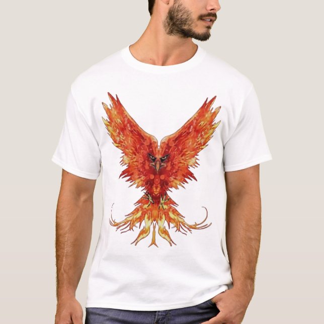 🔥 Phoenix Stigning T-Shirt (Framsida)