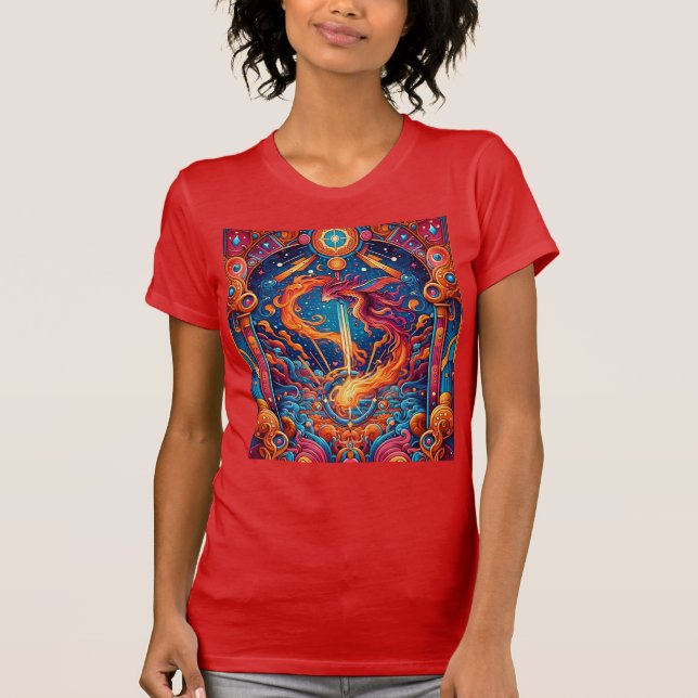 Phoenix Sunfire Unisex T-Shirt (Framsida)