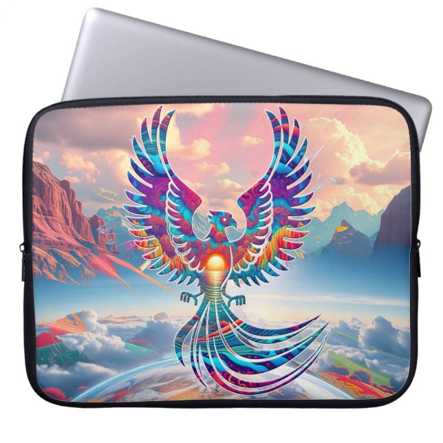 Phoenix Sunrise Laptop Fodral (Framsidan)