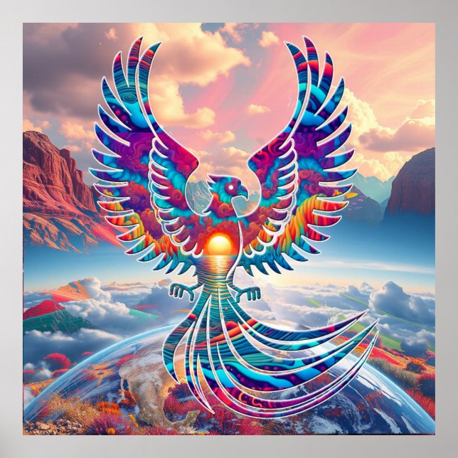 Phoenix Sunrise Poster (Framsidan)
