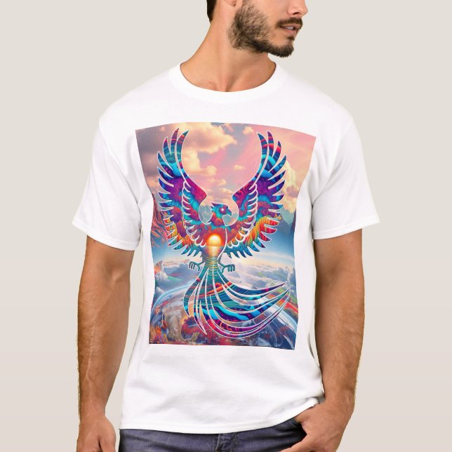 Phoenix Sunrise T Shirt (Framsida)