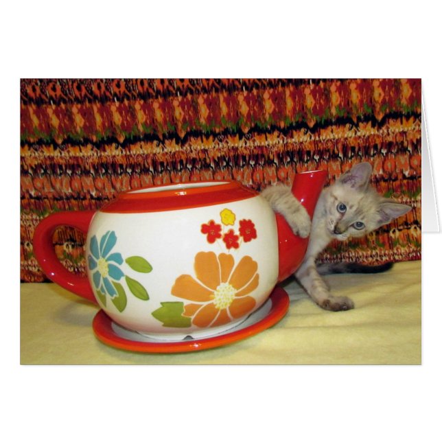 Phoenix - tippa mig över och häll mig ut hälsningskort (Framsidan Horizontal)