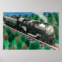 Phoenix Train Works Northern 4-8-4 Affisch