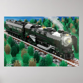 Phoenix Train Works Northern 4-8-4 Affisch