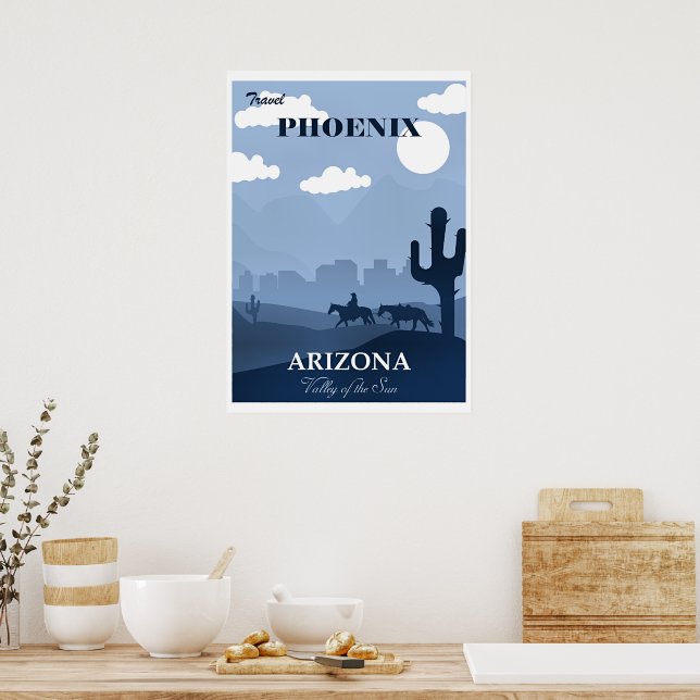 Phoenix Travel Poster (Kök)