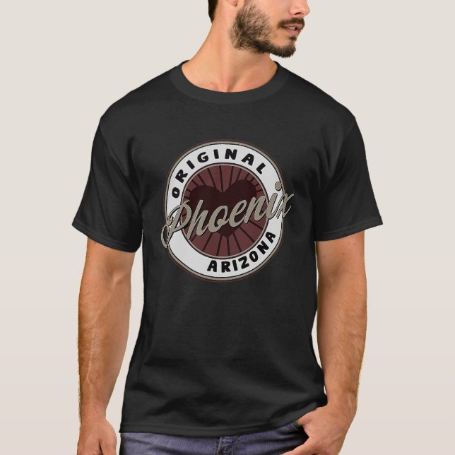 Phoenix Travel Souvenir till Arizona T Shirt (Framsida)