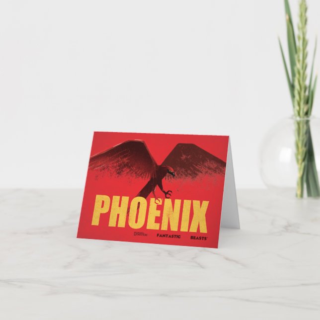 Phoenix Vingate Graphic Anteckningskort (Framsida)