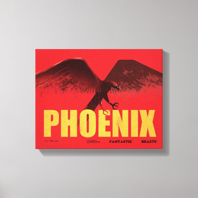 Phoenix Vingate Graphic Canvastryck (Framsida)