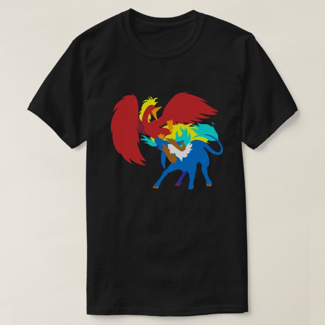 Phoenix vs Qilin T-shirt (Design framsida)