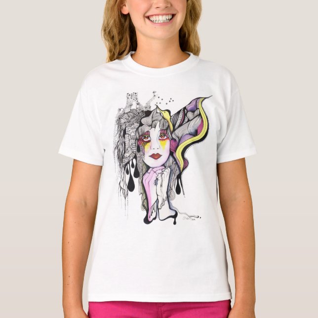 Phoenix Woman T Shirt (Framsida)