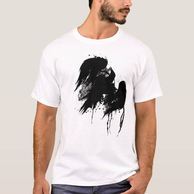 PhoenixBlackSkewed Tee (Framsida)