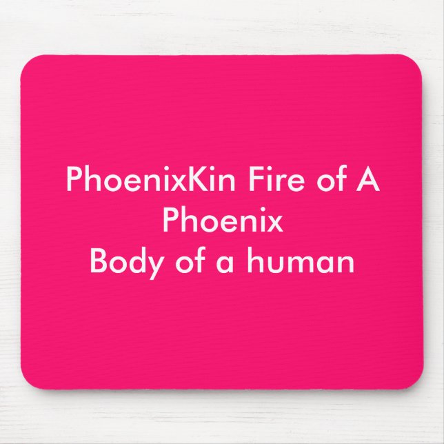 PhoenixKin avfyrar av en PhoenixBody av en Musmatta (Framsidan)