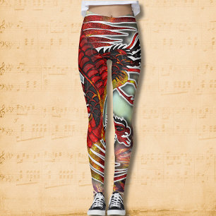 Phoenix's Resurgence: Stigning från Lifes Flame Leggings