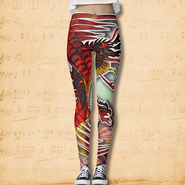 Phoenix's Resurgence: Stigning från Lifes Flame Leggings (Skapare uppladdad)