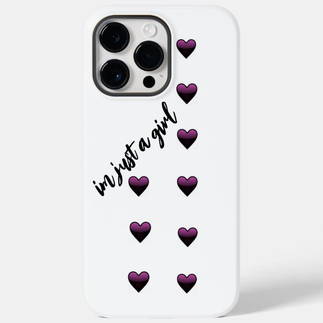 phone case-mate Im just a girl  (Baksida)
