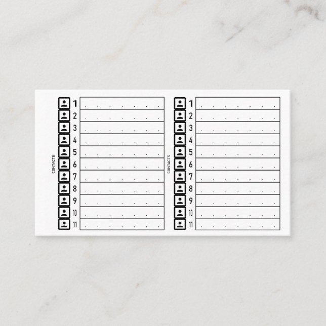 phones card visitkort (Framsida)