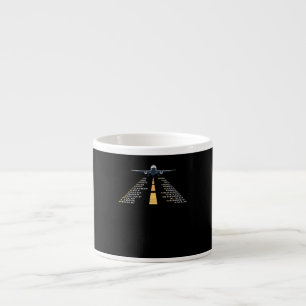 Phonetiskt afabet Pilot Cadet Airplane Gift Espressomugg