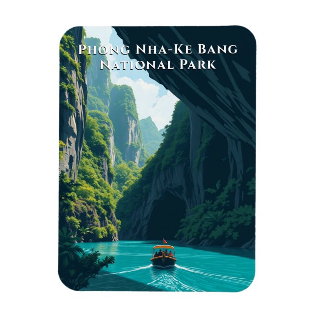 Phong Nha Vietnam Paradise Cave Magnet (Vertikal)