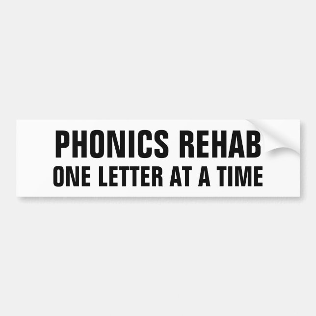 Phonics rehab bildekal (Framsidan)