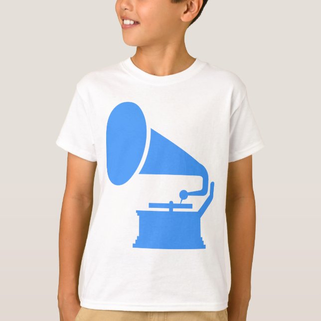 Phonografi - Baby blue T Shirt (Framsida)
