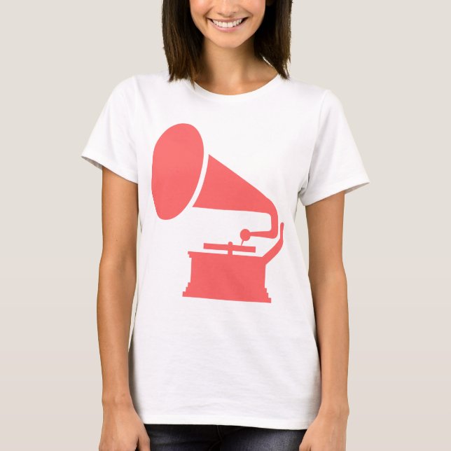 Phonografi - Tropisk Rosa T-shirt (Framsida)