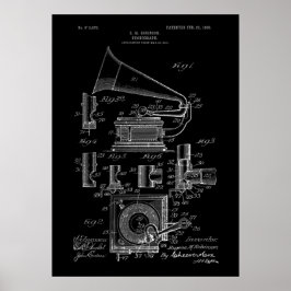 Phonograph Patent Poster