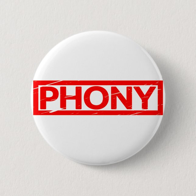 Phony Frimärke Knapp (Framsida)
