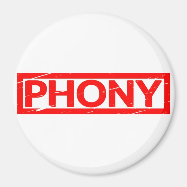 Phony Frimärke Magnet (Framsidan)