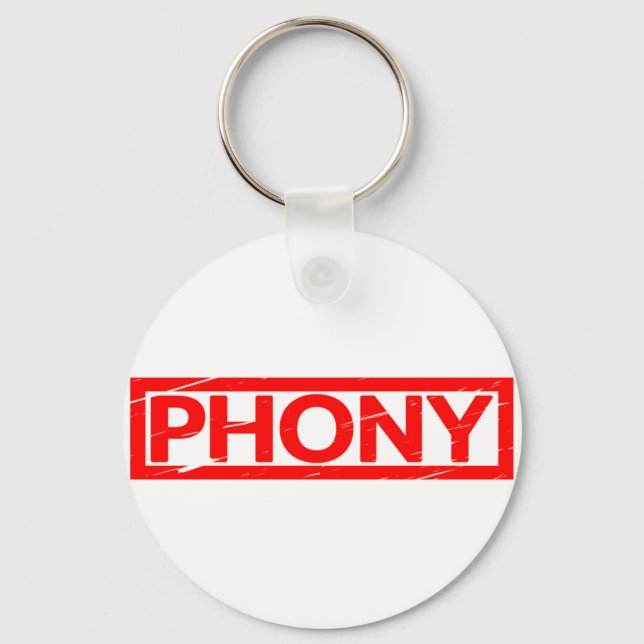 Phony Frimärke Nyckelring (Framsida)