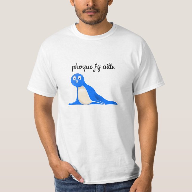 phoque j'y aille t shirt (Framsida)