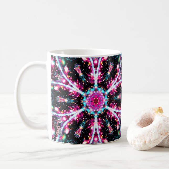 Phosphorescence Stellar Kaleid Kaffemugg (Med munk)