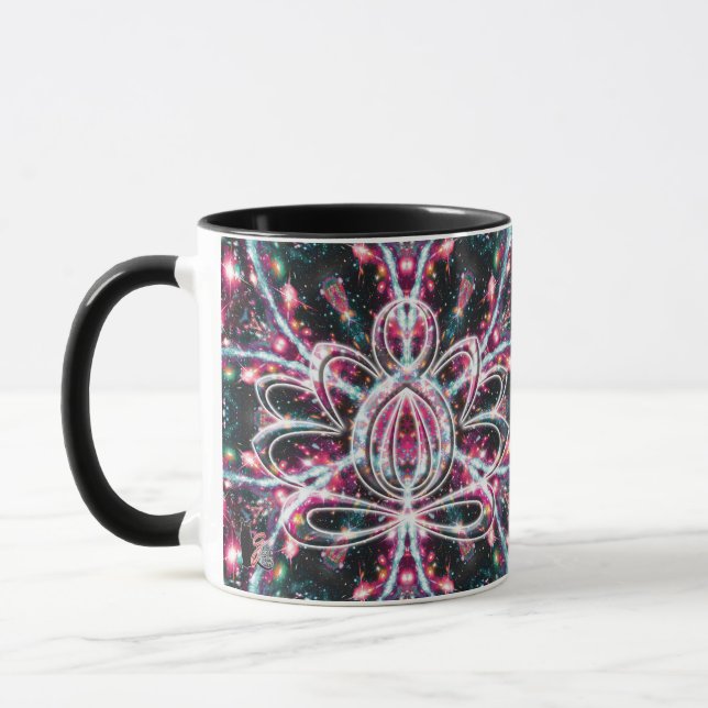 Phosphorescence Zen Lotus Mugg (Vänster)