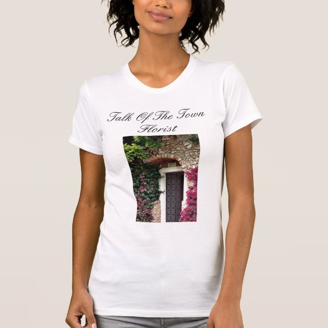 Photo02_00A_2 samtal av Townblomsterhandlaren T-shirt (Framsida)