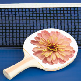 Photo 2-sidig utskrift av Zinnia-Blommigten - blom Pingisracket