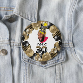 Photo 30års födelsedag Anpassningsbar Knapp